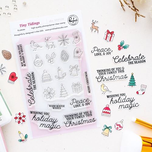 Timbri acrilici Season of Wonder Tiny Tidings