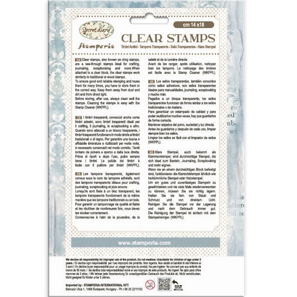 Timbri acrilici Secret Diary