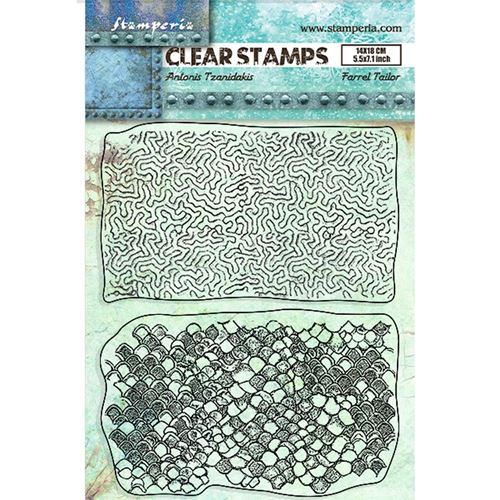 Stamperia Timbro 14x18 Stamperia Timbro Alta Definizione 14x18 Cm-Frasi, Carta, Multicolore, 10cm16 .5cm, 3 Unità Timbri Cling Stamp Alta Definizione