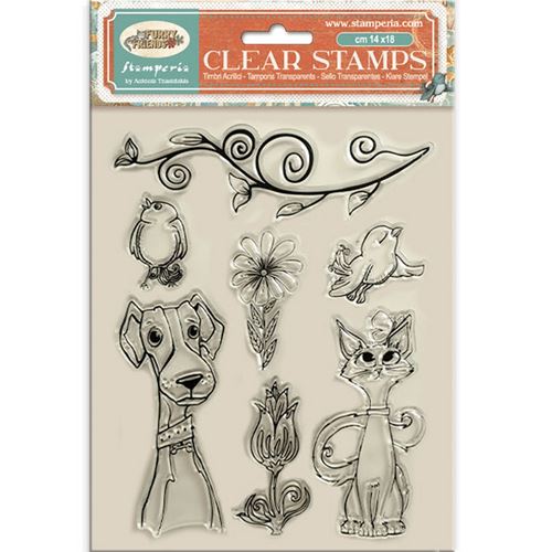 Timbri Trasparenti In Silicone PH PandaHall Con Motivo Gatti Sull'altalena, 16x11 Cm, Per Scrapbooking, Album E Decorazione Cartoline
