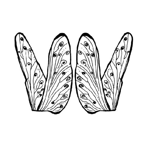 Timbri in gomma Ali Libellula Mondo Fai da Te - Main Image