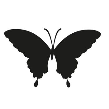 Timbro per sapone rotondo Farfalla