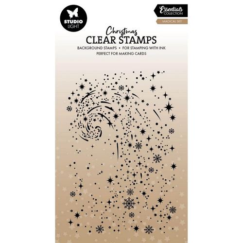 Timbro acrilico Snow Swirl Background