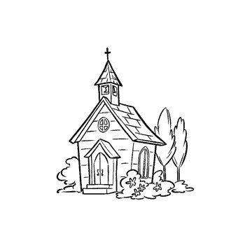 Timbro in legno Chiesetta