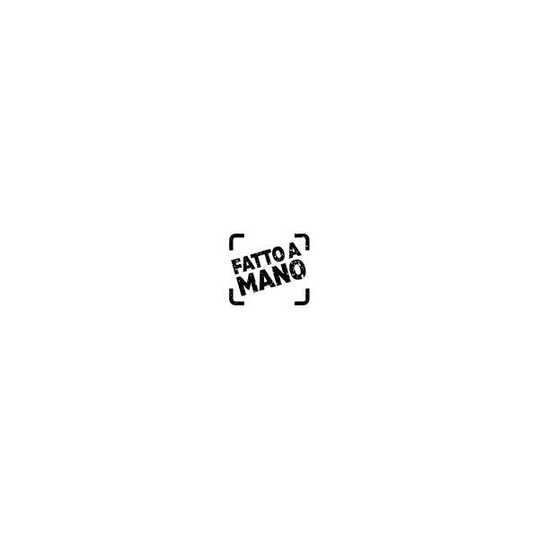 Timbro in legno con scritta Fatto a Mano