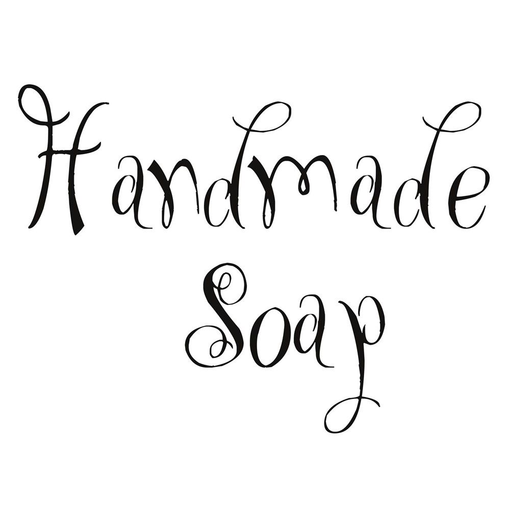 Timbro per sapone quadrato Handmade Soap