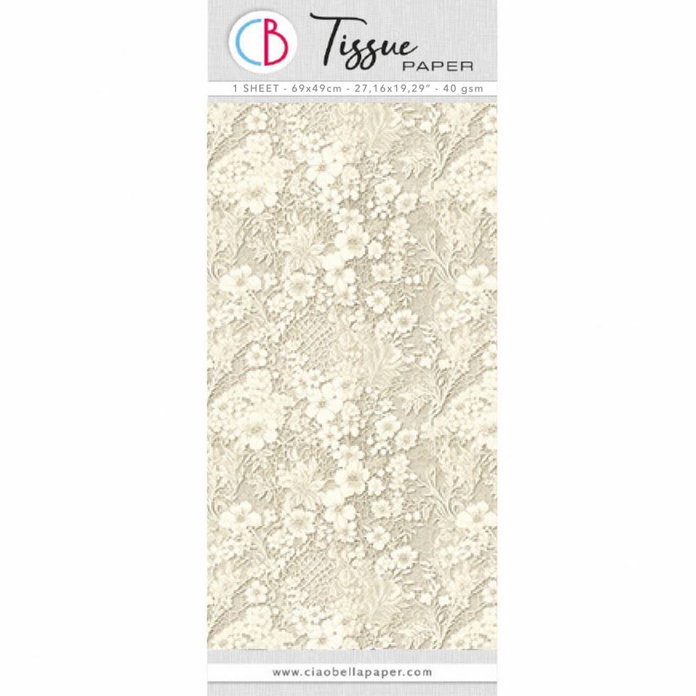 Tissue Paper Antique Linen Lace