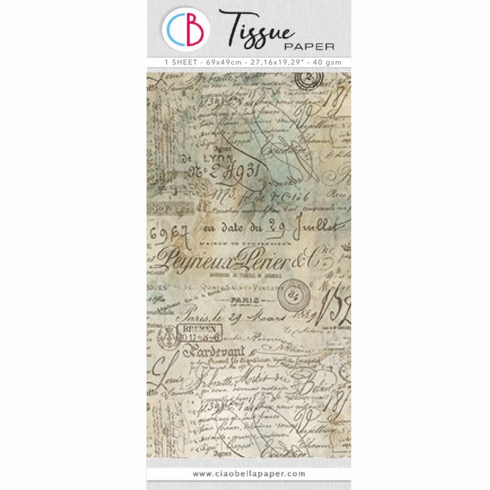 Tissue Paper Old Ledgers