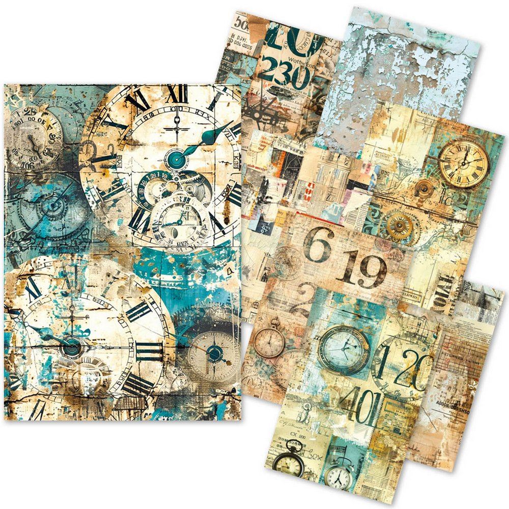 Tissue Paper Set Fragments of Time A5