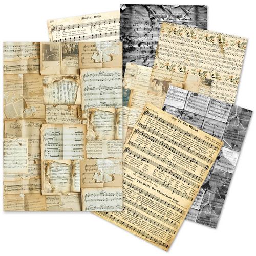 Tissue Paper Set Music Sheet A5