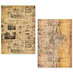 Tissue Paper Set Newspapers A5