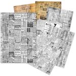 Tissue Paper Set Newspapers A5