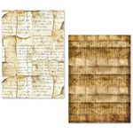 Tissue Paper Set Vintage Manuscript A5