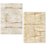Tissue Paper Set Vintage Manuscript A5