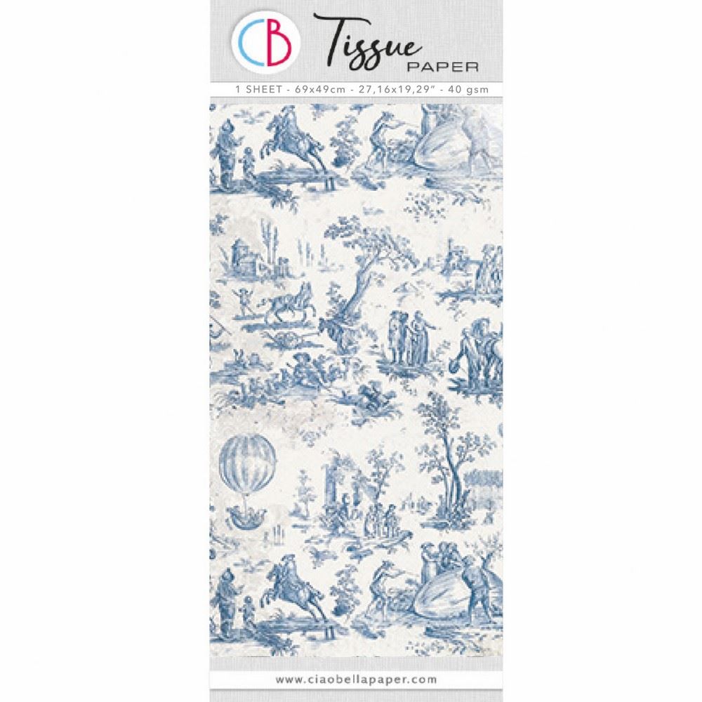 Tissue Paper Toile de Jouy
