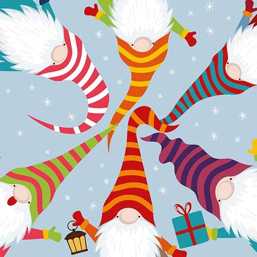 Tovagliolo Nordic Santas