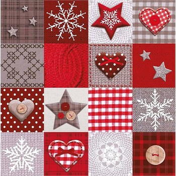 Tovagliolo con Quadretti natalizi