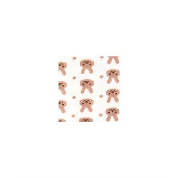 Tubolare Bianco con Conigli