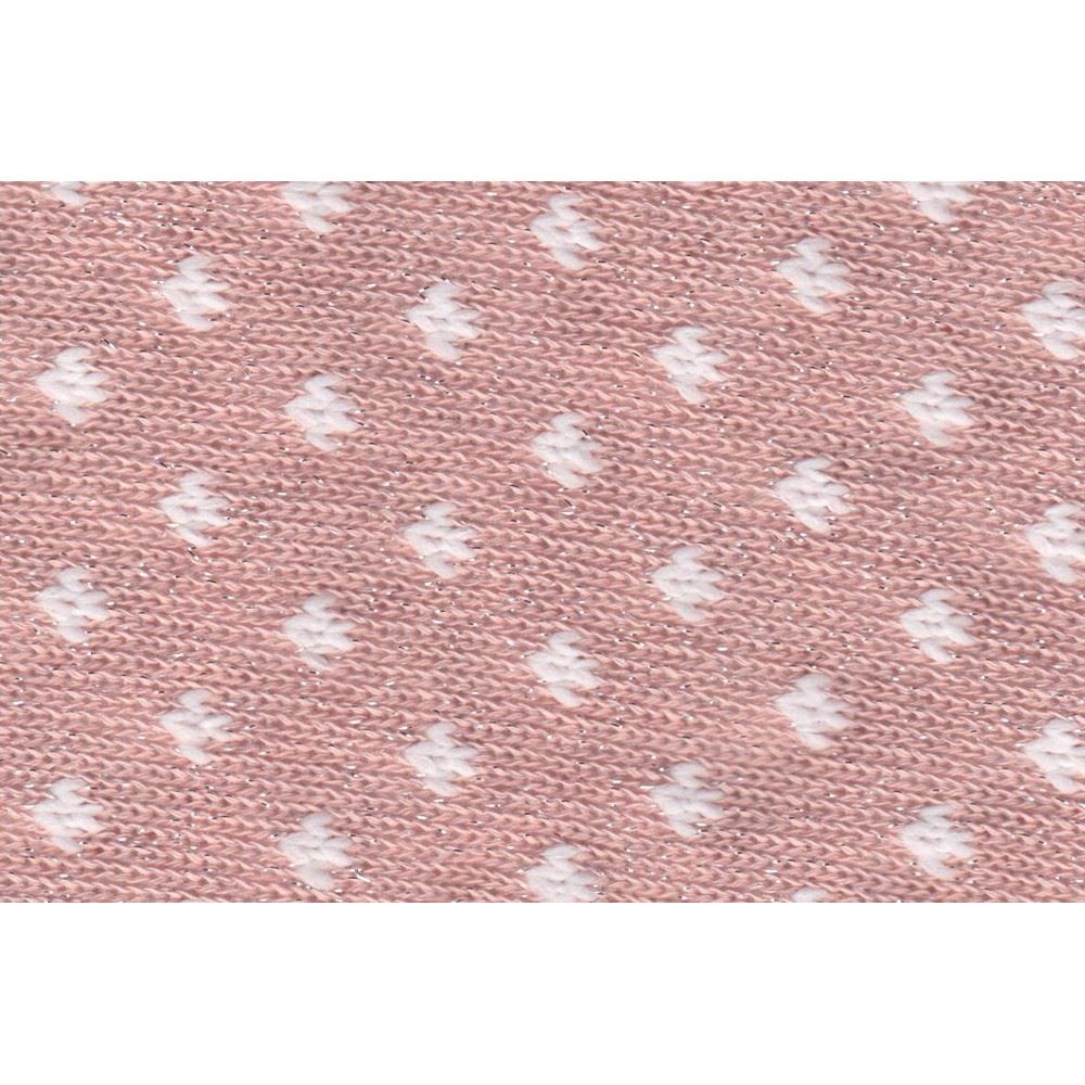 Tubolare Lily Lurex Pesca e Latte