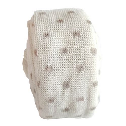 Tubolare Mini Dots Latte e Tortora