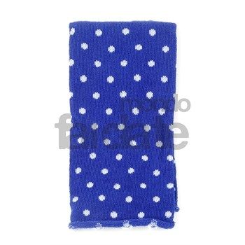 Tubolare a pois Blu e Bianco