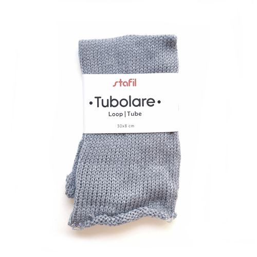 Tubolare di Lana Azzurro opaco