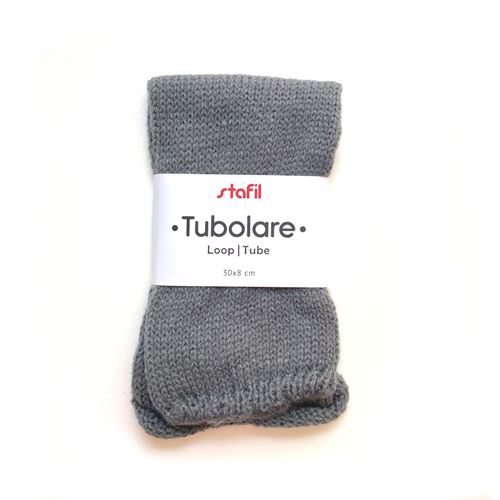 Tubolare di Lana Grigio opaco