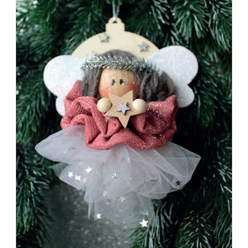 Tulle Stars Rosa Chiaro stelline argento