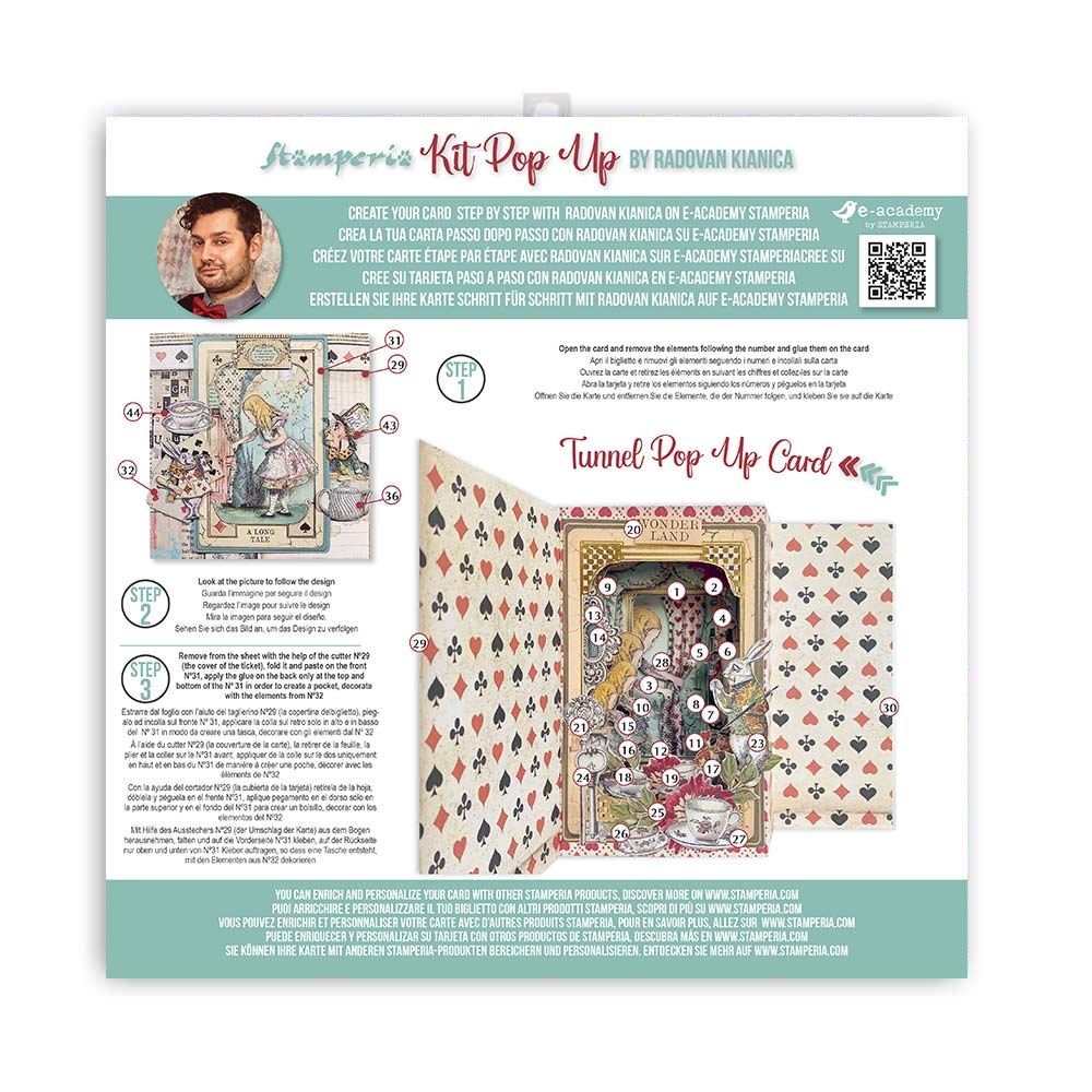 Tunnel Pop up kit Alice Wonderland