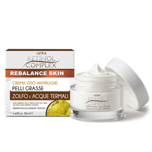 Ultra Retinol Complex Crema viso Pelli Grasse Zolfo e Acque termali