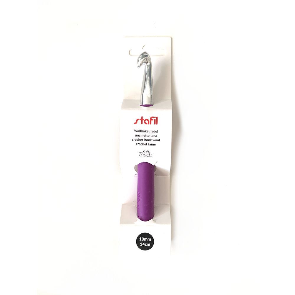 Uncinetto per lana soft touch 10mm