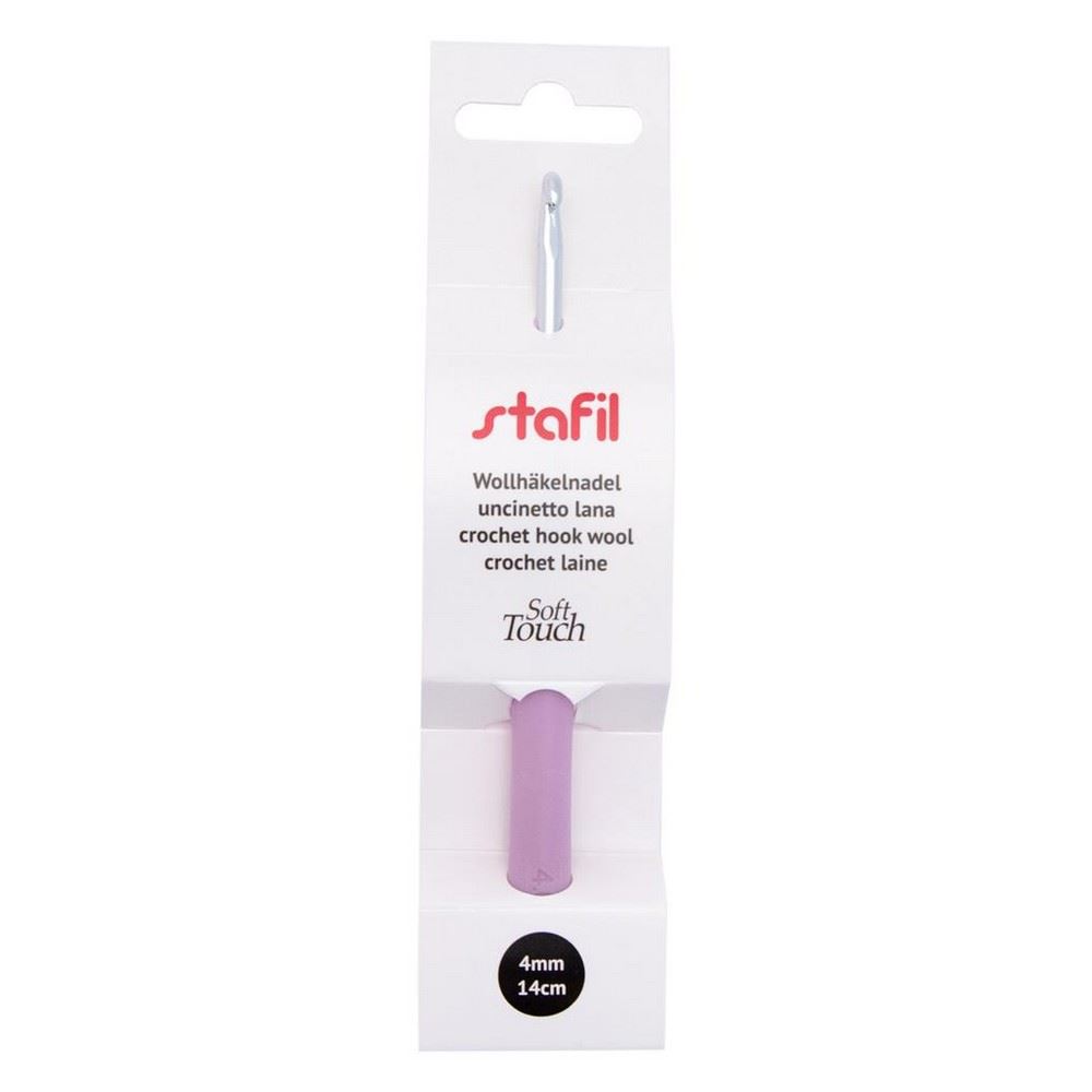 Uncinetto per lana soft touch 4mm