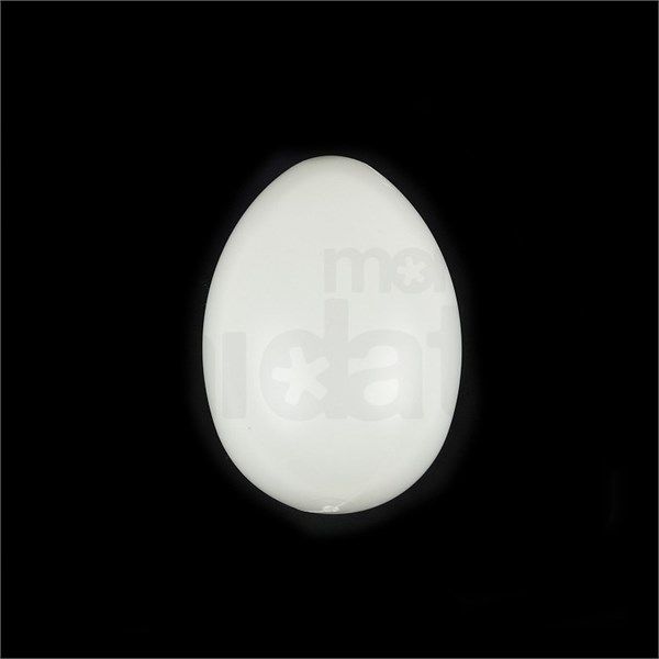 Uovo di plastica bianco cm 8,5