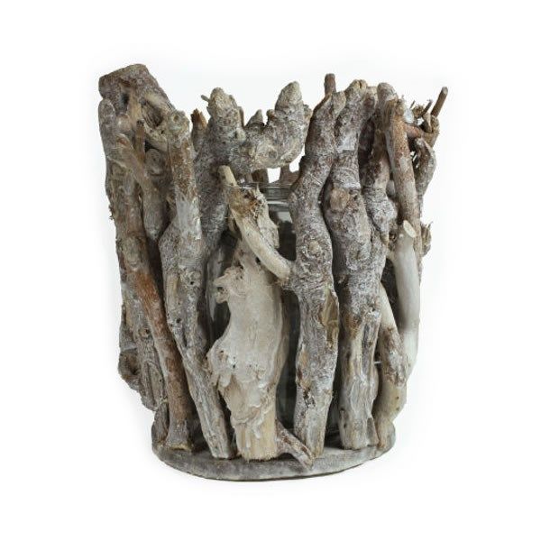 Vaso in legno naturale
