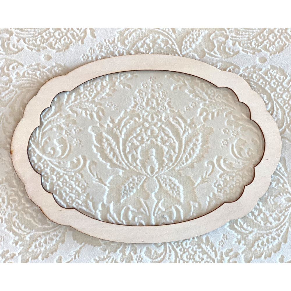 Velluto Devorè Broccato Ghiaccio cm 50 x 140