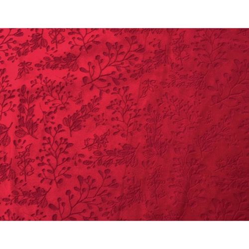 Velluto Devorè Forest Rosso Teatro cm 50 x 140