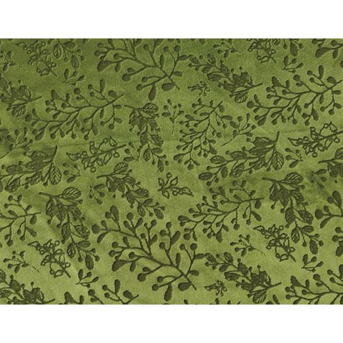 Velluto Devorè Forest Verde Bosco cm 50 x 140