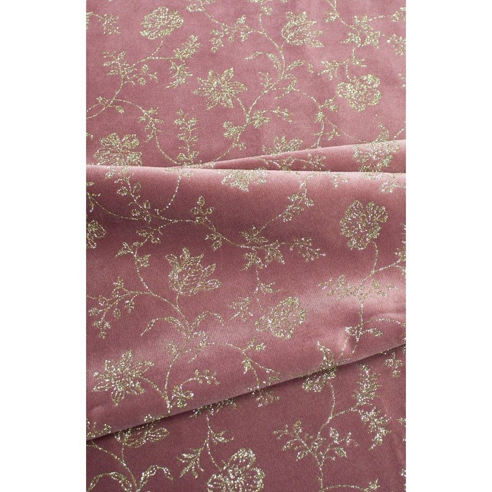 Velluto Glitter Rosa Antico cm 50 x 70