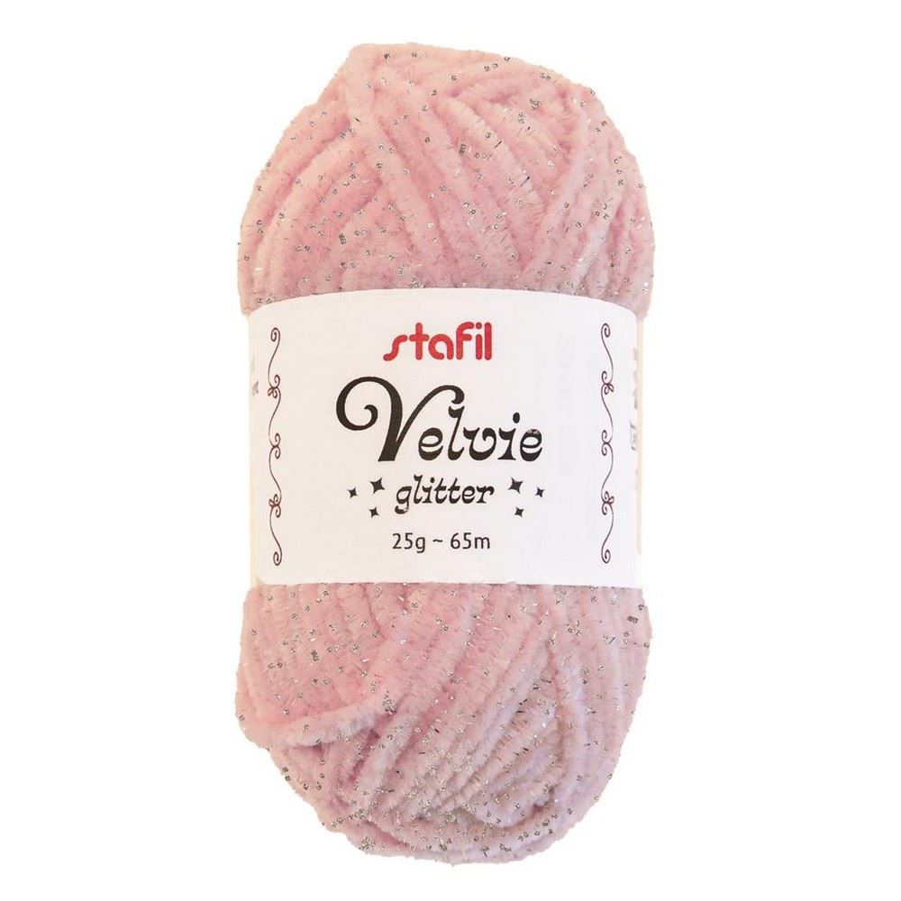 Velvie Glitter Rosa/argento