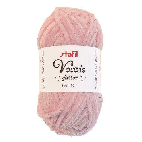 Velvie Glitter Rosa/argento