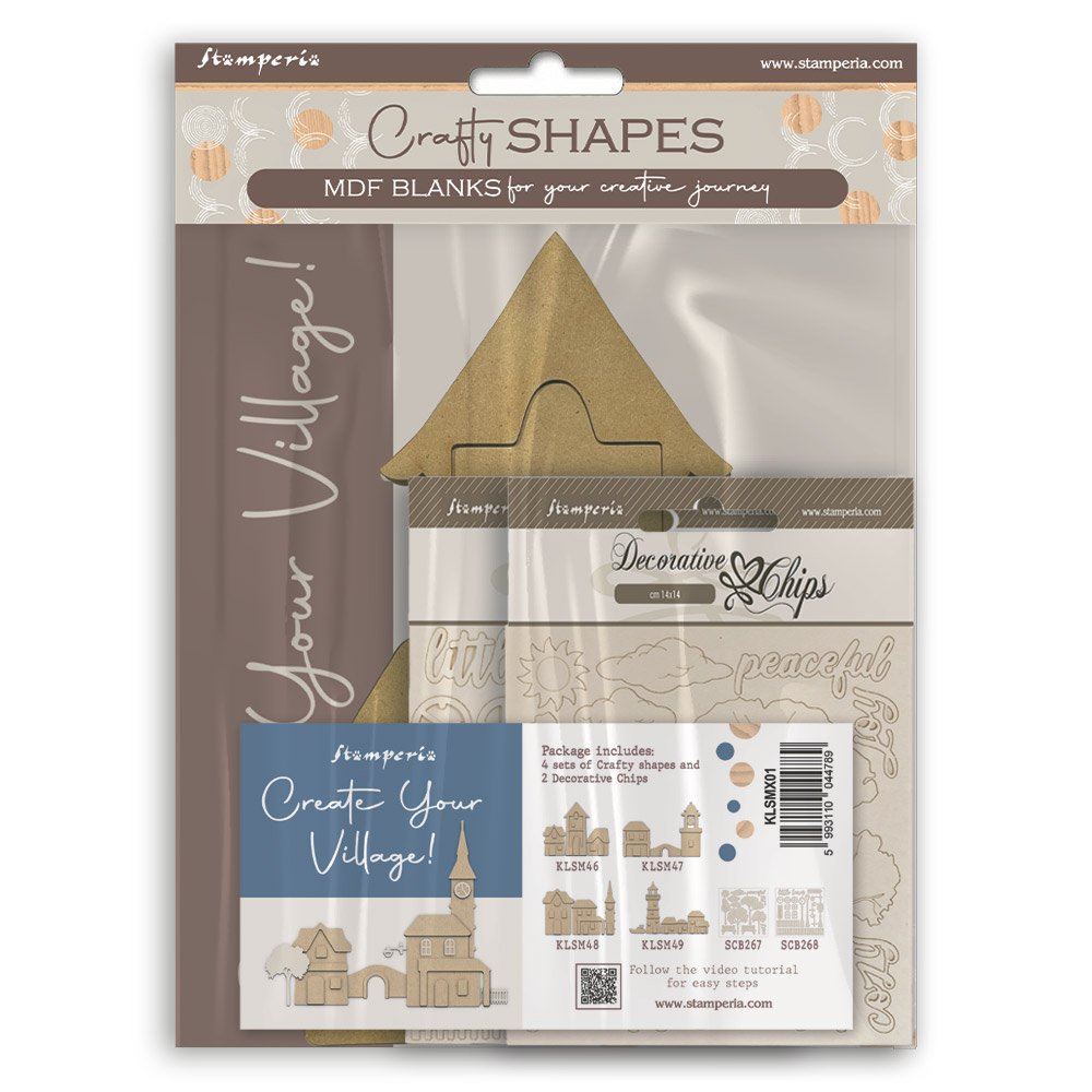 Village Kit Silent Sea sagome mdf e decorative chips