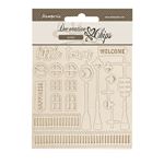 Village Kit Silent Sea sagome mdf e decorative chips