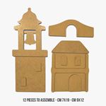 Village Kit Silent Sea sagome mdf e decorative chips
