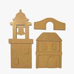 Village Kit Silent Sea sagome mdf e decorative chips