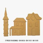 Village Kit Silent Sea sagome mdf e decorative chips