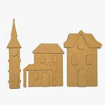 Village Kit Silent Sea sagome mdf e decorative chips