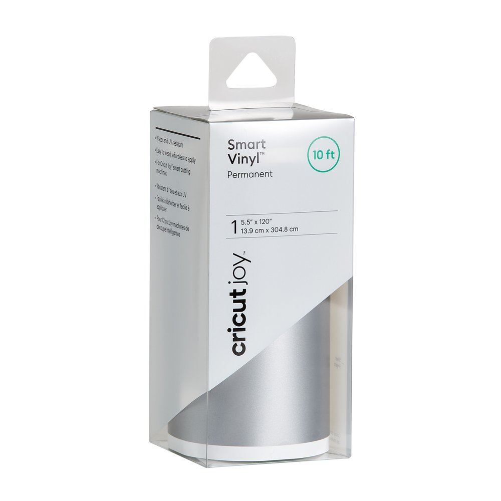 Vinile Smart Argento Permanente per Cricut Joy 3 mt