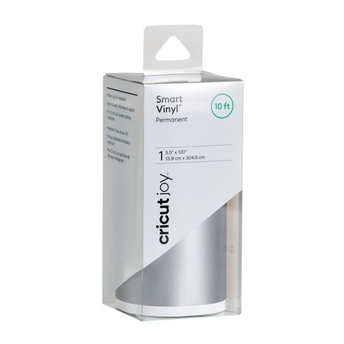 Vinile Smart Argento Permanente per Cricut Joy 3 mt