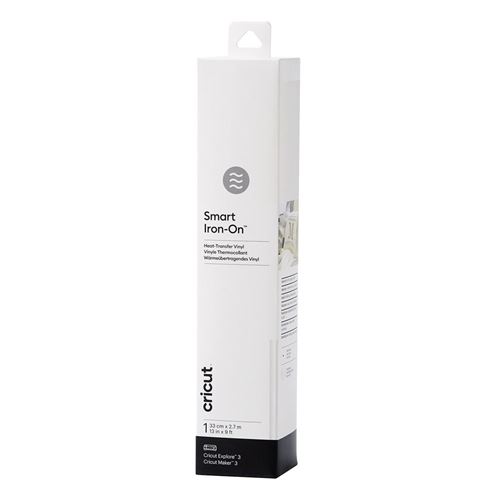 Vinile Smart Iron on Bianco 2 7m Termoadesivo Per Cricut Maker 3 vinile-smart-iron-on-bianco-2-7m-termoadesivo-per-cricut-maker-3