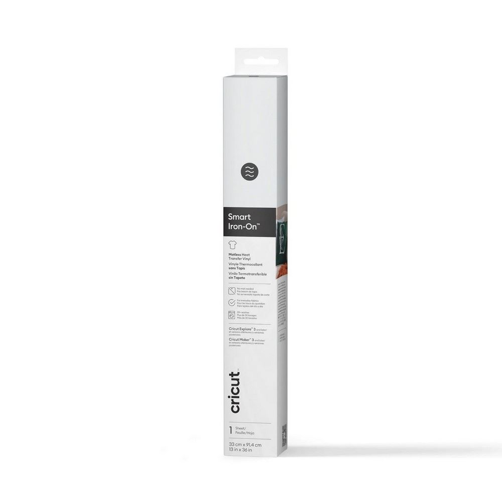 Vinile Smart Iron-on White Termoadesivo 33x90 per Cricut Maker 3